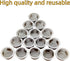 15pcs 1/2 Inch Pipe Screens - Premium 304 Stainless Steel Pipe Screen Filters with Metal Storage Box