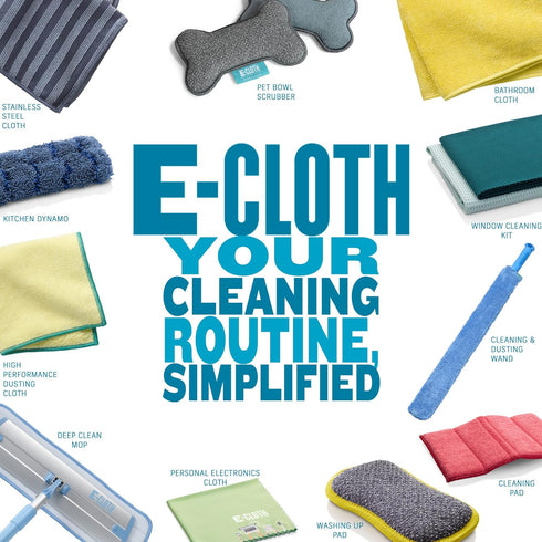 E-Cloth Washing Up Pad - Premium Microfiber Non-Scratch Kitchen Dish Scrubber Sponge, Yellow, 1 Pack