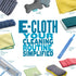 Set 1 Pack E-Cloth Microfiber Cloth Shower Cleaning Kit - Reusable Microfiber Cleaning Cloths, Glass Cleaner