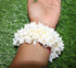 Shilppam White Gajra Hair Band for Women & Girls (Pack of 2), Traditional Floral Hair Jewelry for Weddings and Festivals