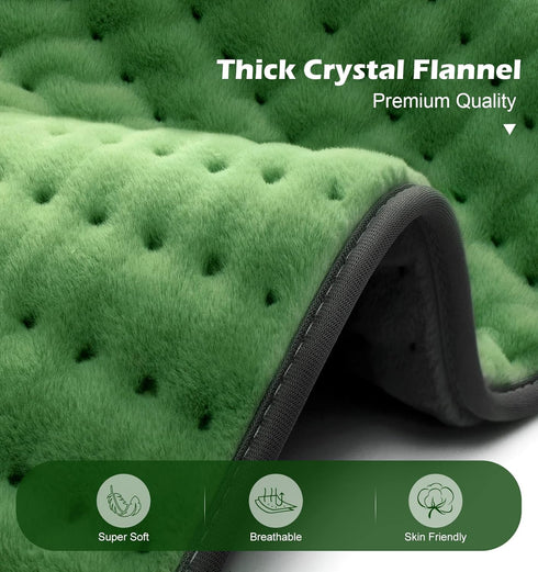 Heating Pad for Back Pain Relief, Extra Large 12"x24", Auto-Off, Machine Washable, Moist Dry Heat Options for Neck and