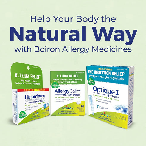 Boiron SinusCalm Allergy Tablets for Relief from Sinus Pressure, Headache, Congestion and Pain - 60 Count