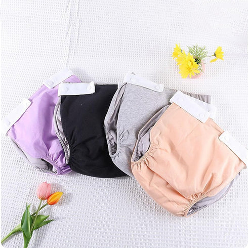 ZSVUCWPYO Adult Diapers for Women,Adult Cloth Diaper Washable Waterproof Care Incontinence Diapers Leakproof Panties