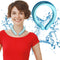 Neck Cooling Tube, Wearable Cooling Neck Wraps for Summer Heat, Hands Free Cold Pack (Blue)