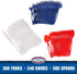 Kingsford Full Size Assorted Plastic Cutlery Set, Heavy Duty Disposable Includes 30 Forks, 20 Knives, 25 Spoons (75