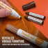 Set 34, Furniture Repair Kit of Wood Scratch Repair Markers, Wax Crayons and Wood Filler with Brushes and Sharpener