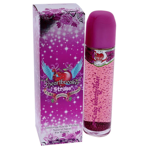 Cuba Cuba Strass Heart Breaker Eau De Parfume Spray for Women, 3.3 Ounces (PC224)