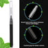 Patelai 50 Pieces Braces Brush, Interdental Brush Toothpick, Dental Hygiene Tool, Black & White
