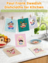 Paul Frank 6 Pack Swedish Dishcloths for Kitchen, Funny Swedish Dish Cloths Reusable Paper Towels, Super Absorbent Dish
