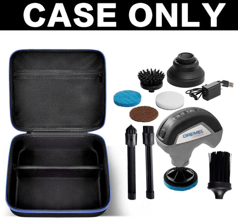 Case for Dremel Versa Power Scrubber Kit Cleaning Tool PC10-07/PC360-5, Grout Brush, Bathroom Shower Scrub, Kitchen &