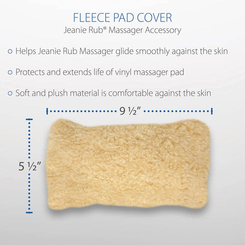 Core Products Fleece Pad Cover for Jeanie Rub Massager