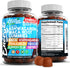 Ashwagandha Maca Root Gummies with Fenugreek Hibiscus Slippery Elm Saffron Extract &