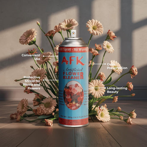 Larksilk Silk Flower Cleaner Spray for Artificial Plant & Flowers - Dust Remover Aerosol Spray for Fake Plants,Leaves