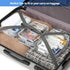 PACKISM TSA Approved Clear Makeup Bag - Waterproof Quart Size Cosmetic Bag for Women, 3 Pack