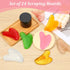 Ubamdom 24 Pcs Gua Sha Facial Tool Resin Gua Sha Massage Tool Heart Shaped Gua Sha Stone Guasha Board for Face Body