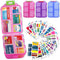 iouwei Large Pill Organizer with Medicine Labels, Travel Daily Pill Container, Mini Medication