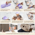 Toxin Hot Water Bag,Hot Water Bottle Rubber Warm Water Bag Pouch with Soft Waist Cover for Neck and Shoulder