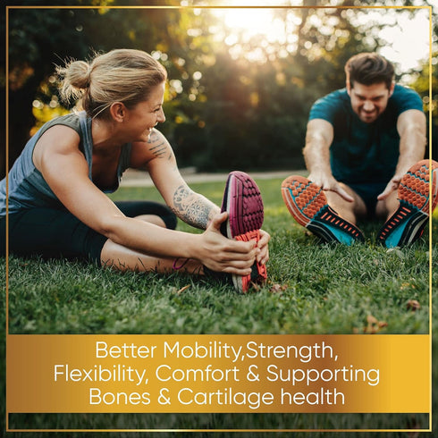 NutraPro Glucosamine Chondroitin MSM Joint Relief Supplements & Bone Health - for Knee & Joint Relief, Bone Strength,