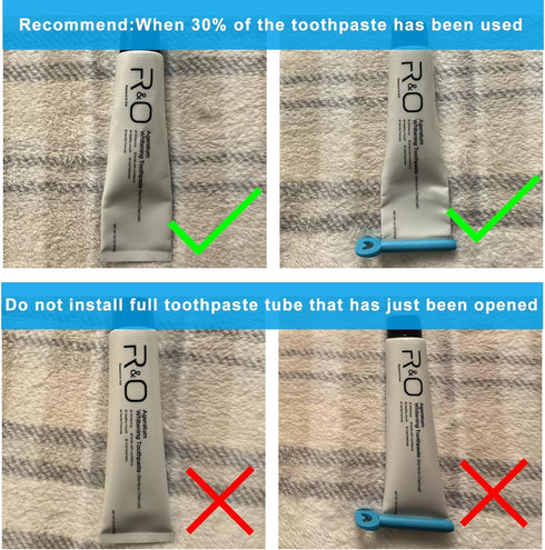 IDM-UTSL Set 4 Toothpaste Squeezer, of Tube Roller Squeezer, Dispenser, Simple and Practical