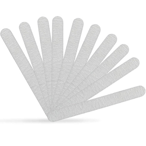 Karlash Nail File 10 PCS, Professional Double Sided 80/80 Grit Emery Board for Manicure Pedicure