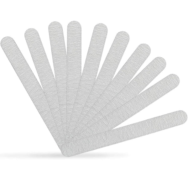 Karlash Nail File 10 PCS, Professional Double Sided 80/80 Grit Emery Board for Manicure Pedicure