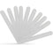 Karlash Nail File 10 PCS, Professional Double Sided 80/80 Grit Emery Board for Manicure Pedicure
