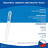 Mont Bleu Small Premium Glass Nail File - Genuine Czech Tempered Glass for Nail Care