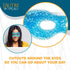 USA Merchant - 2 Pack Therapeutic Spa Gel Bead Eye Masks - Reusable Hot/Cold Compress Therapy for Puffy Eyes