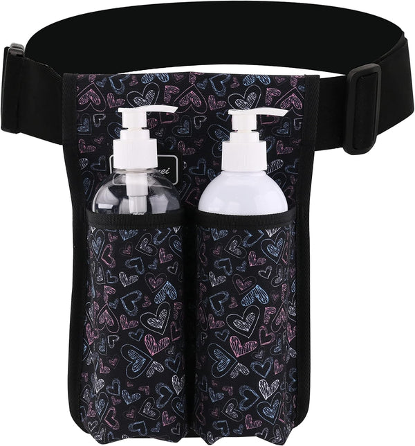 Massage Oil Bag - Massage Therapist Bottle Holster for Lotion & Oil