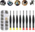 Eyeglass Repair Kit with Glasses Screws, Precision Screwdriver, Nose Pads, Cleaning Cloth, Tweezers
