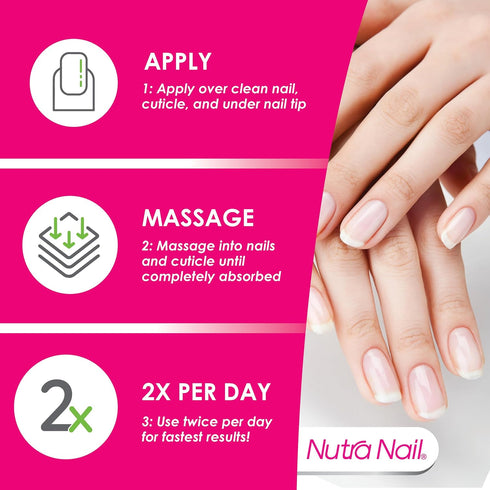 Nutra Nail 5 to 7 Day Growth Treatment, Fast Keratin Nail Hardener, 0.47 Fl Oz