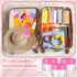 Patelai 4 Pieces Round Clear Plastic Container Jars - Leak Proof with Lids for Travel Storage of Makeup, Beauty