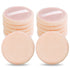 Sibba Loose Powder Puff, 12 Pieces Round Velour Face Makeup Compact Body Container for Setting Foundation Cream