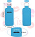 Tudomro 40 Pack Colorful Lipstick Keychain Holder with Clip for Women