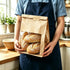 Sowinvent 50 Count, 50% 15.7 10.2 5.1 Packaging Extra Large Bread Bags for Homemade, Thicker Sourdough Paper With Ties