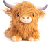 Brown Highland Cow Microwavable Heating Pad - Cute Soft Cozy Plush Heatable Pillow for Women & Kids - Kawaii Hot & Cold
