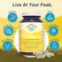 PeakBiotic Vegan Synbiotic with 50 Billion CFU Probiotics, Prebiotics, Postbiotics, 60 Capsules for Gut Health