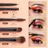 Jessup Eye Brushes Set, Vegan Makeup Brushes with 16pcs Premium Synthetic Brushes for Concealer, Powder, Eyeshadow