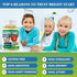 BrightStart Brain Focus Vitamins for Kids & Teens, Omega 3 Supplement, Focus Booster Nootropic Support, 60 Gummy