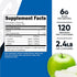 Nutricost BCAA Powder 2:1:1, 120 Servings, Green Apple Flavor