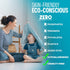 Eco Friendly Laundry Detergent Sheets, 100 sheets (200 loads) - Plant-Based Free and Clear Strips
