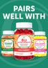 Vitamin D3 Gummies for Adults and Kids - Non-GMO, 2000IU Supplement for Immunity, Bone and Mood Support, 60 Count
