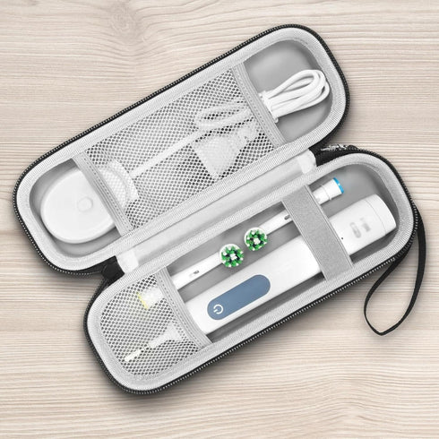 pistro Electric Toothbrush Travel Case Protective Cover with Detachable Lanyard Waterproof Compact Storage Bag