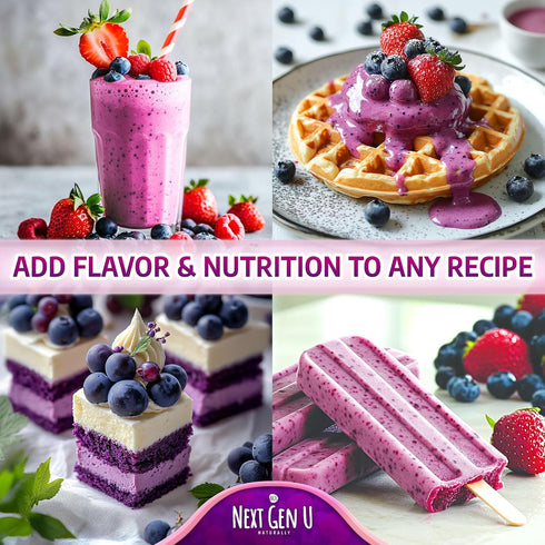 NGU Next Gen U 4 Pack, 150g Immune Super Berry Powder - Each - Support - Food Supplement - Superfood Berries - Smoothie