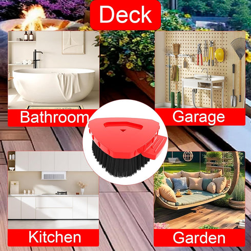 OKcedier 1 Pack 2-Tank 1-Tank Small Scrub Brush Replace Head ONLY for O Cedar RinseClean Spin Mop, NOT for EasyWring