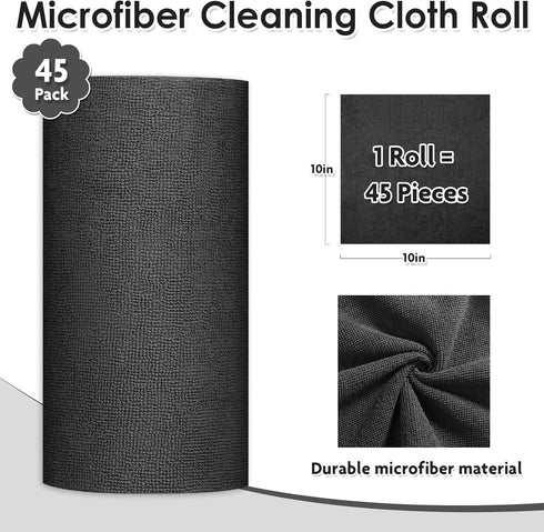 Microfiber Cleaning Cloth Tear Away for Kitchen and Car Cleaning