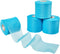 Green Sky Athletic Sports Foam Underwrap - 4 Rolls, Aqua Blue for Hair & Ankles