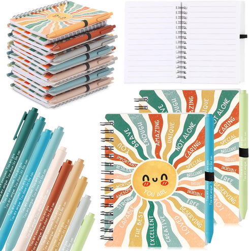 Thenshop 40 Pcs Mental Health Awareness Gifts Bulk 20 Self Care Notebook Journals