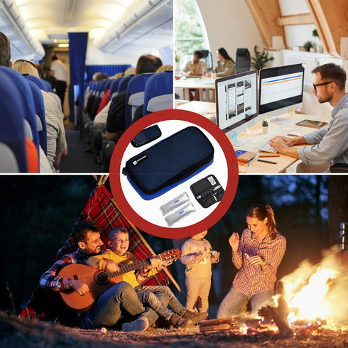 Portable Mini Insulin Cooler Travel Case - TSA Approved for Diabetic Supplies, EpiPen, Medicine & More