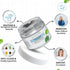 Living Well with Dr. Michelle Remineralizing & Whitening Tooth Powder Cool Mint | Fluoride-Free Hydroxyapatite Formula